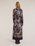 Vestito lungo in viscosa fantasia foulard image number 1