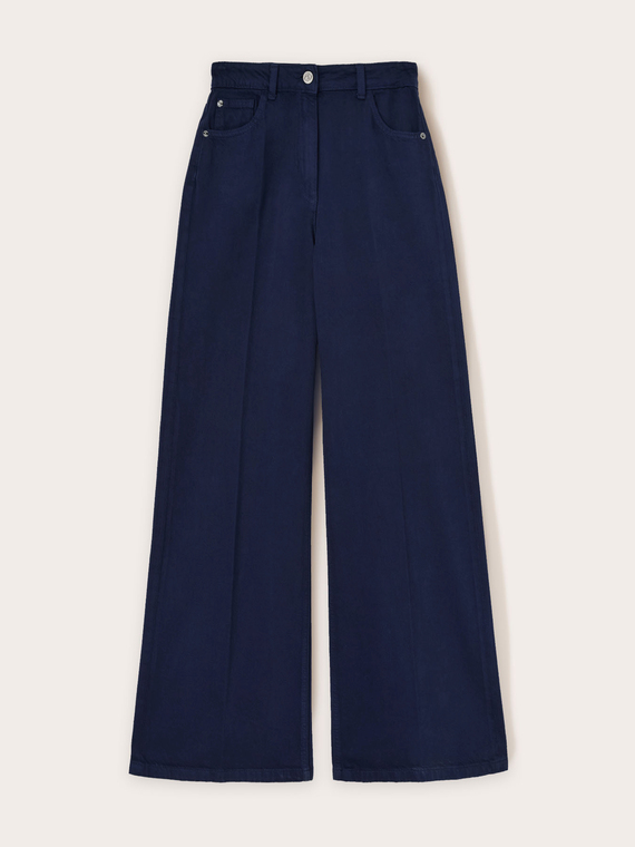 Weite Baumwolldrillhose