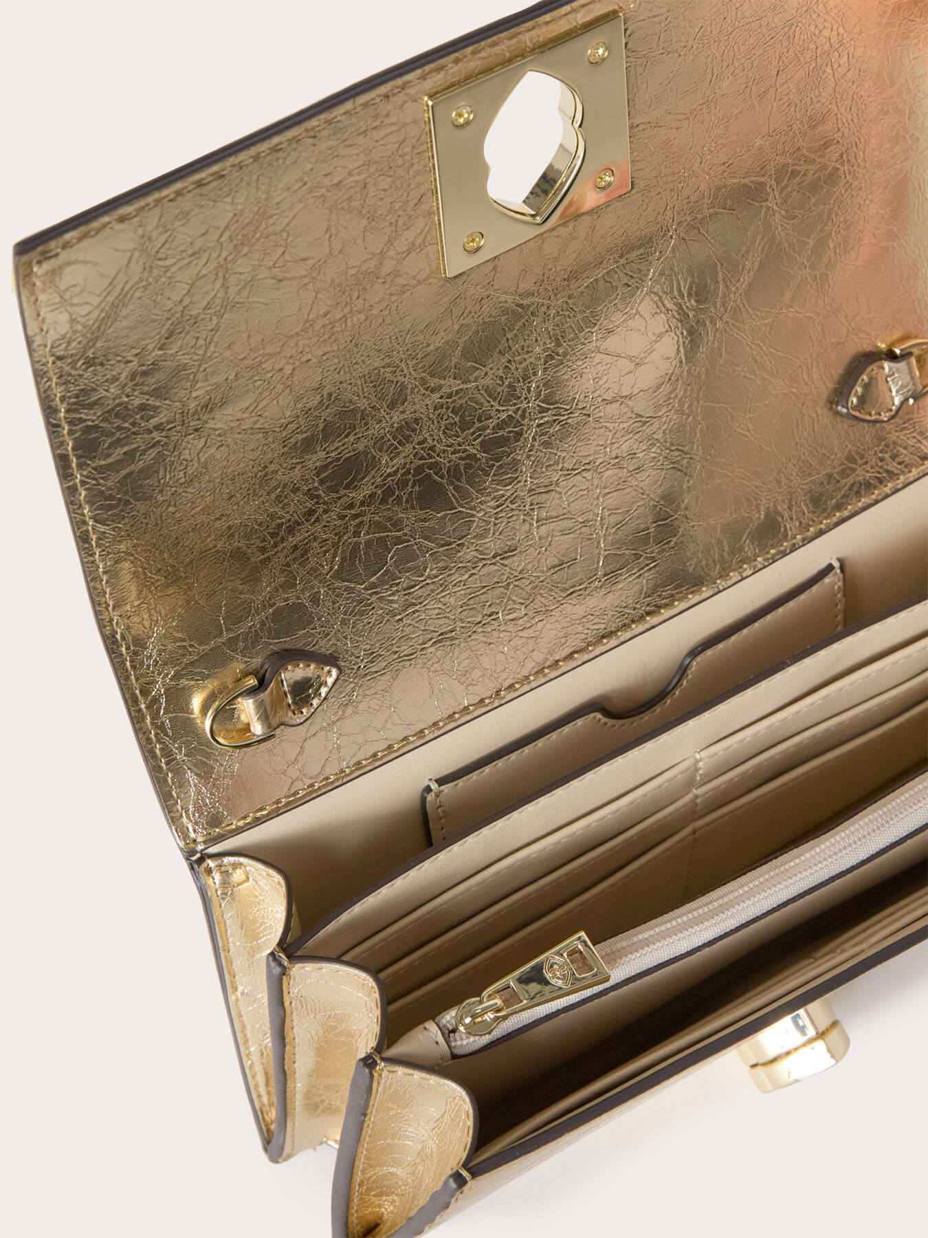 Wallet Bag laminata oro image number 4