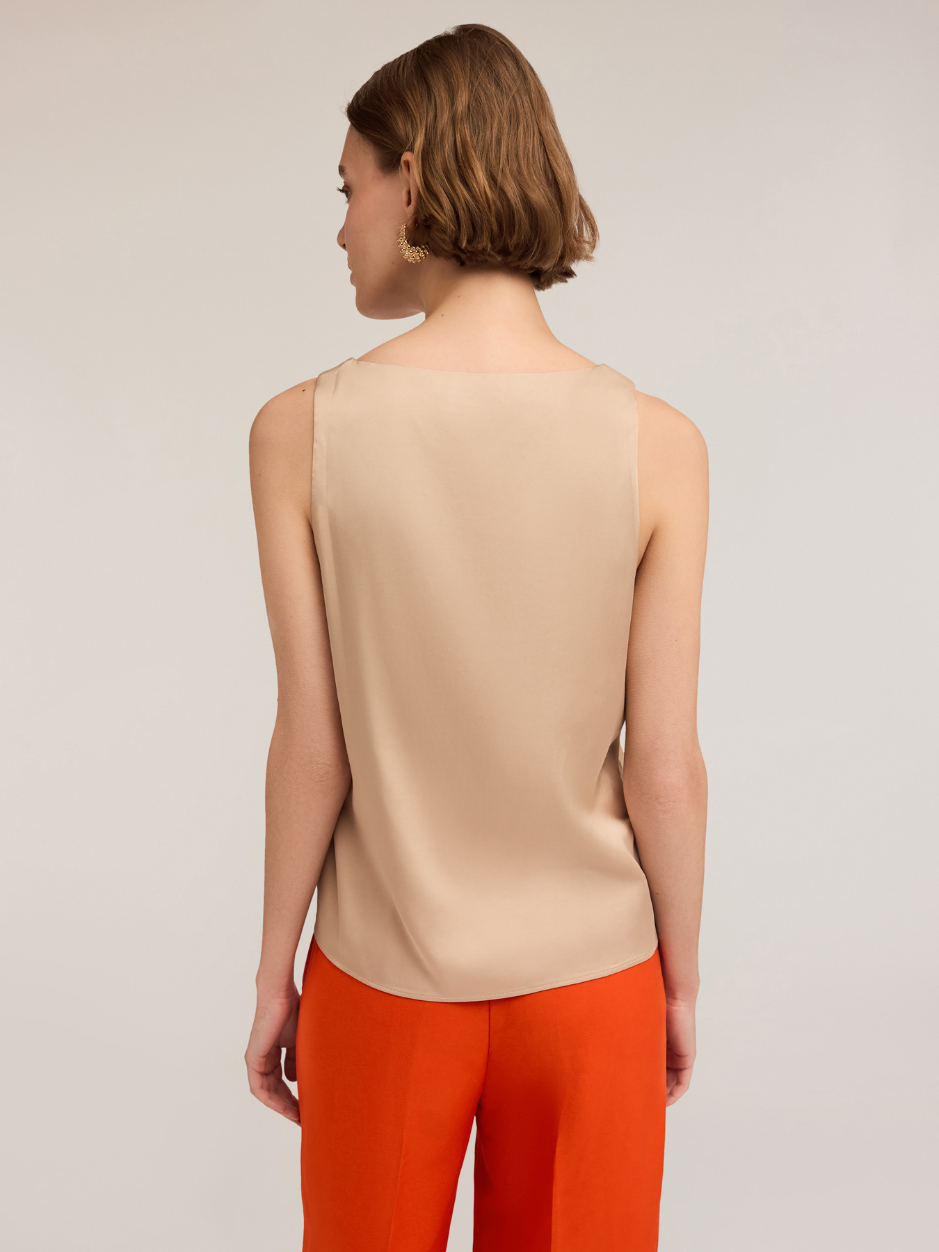 Satin tank top image number 1