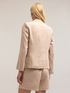 Blazer &agrave; double boutonnage en m&eacute;lange viscose et lin image number 1