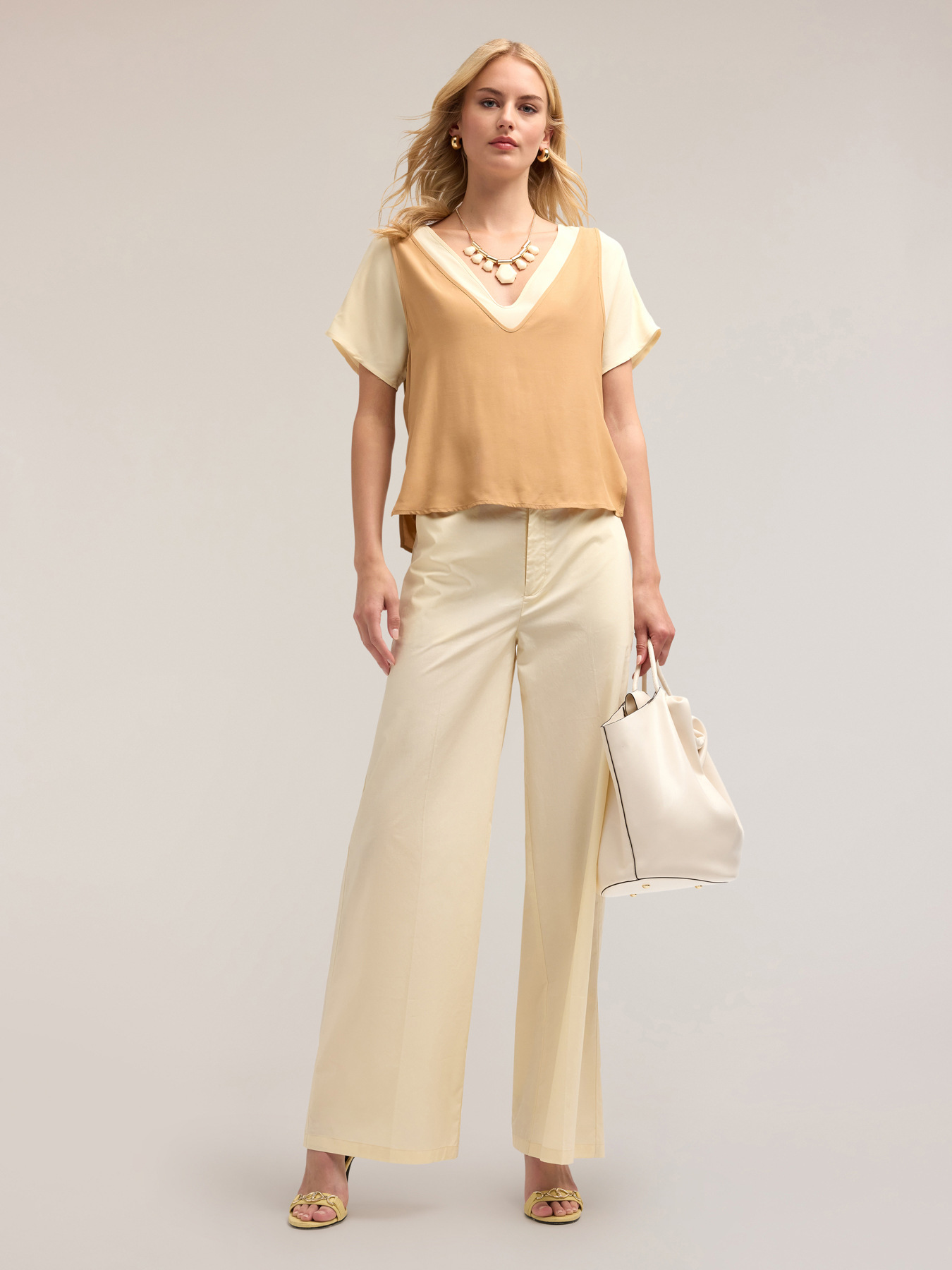 Blouse double en viscose image number 3