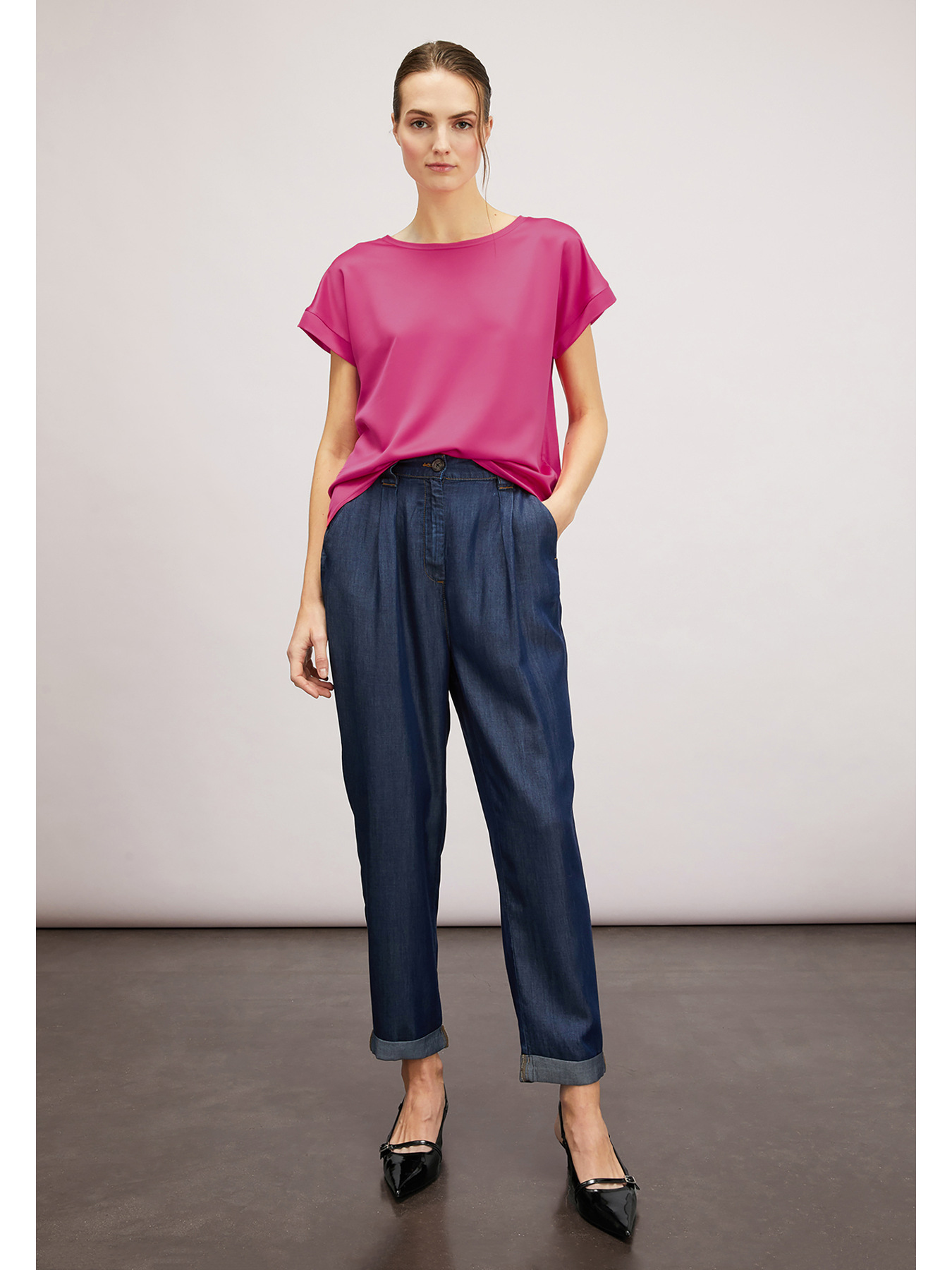 Tricou din două materiale image number 3