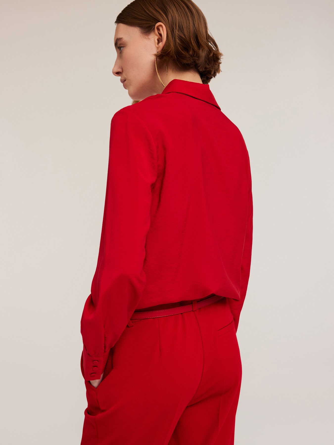 Blouse with collar image number 1