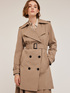 Double-breasted technical fabric trench-coat image number 2