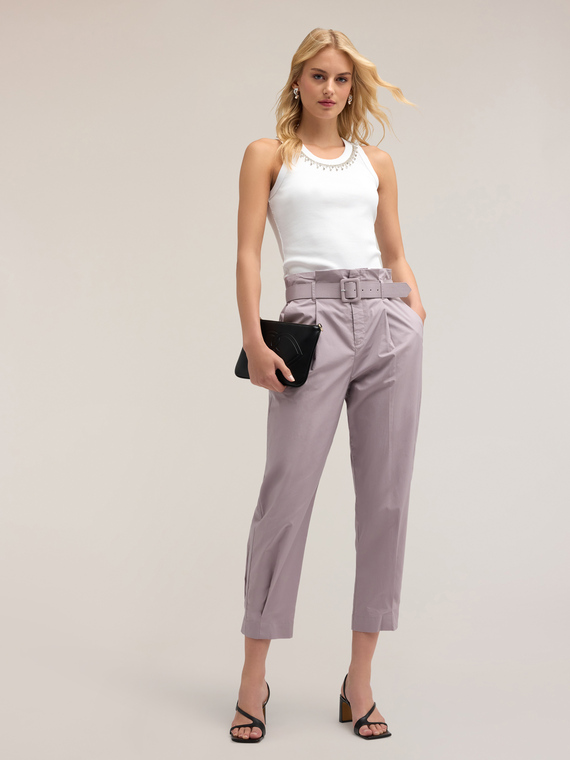 Pantalon chino barrel