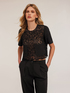 Macram&eacute; lace T-shirt image number 0