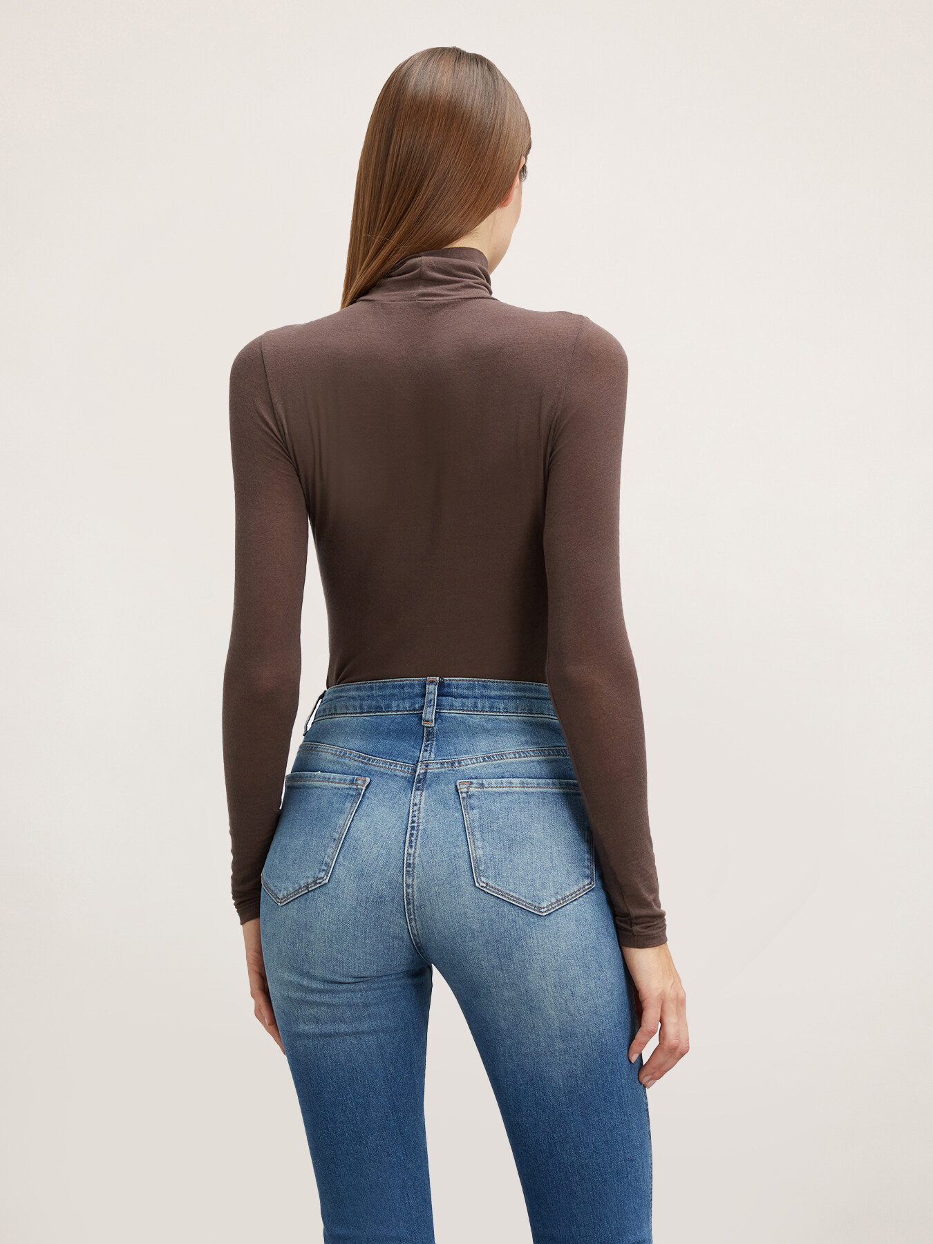 Pulover pe g&acirc;t din amestec de modal image number 1