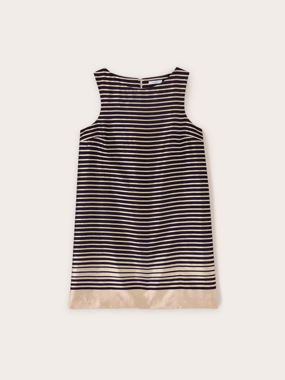 Striped sheath dress