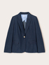 Blazer monopetto in denim misto lyocell image number 4