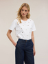 T-shirt con maxi paillettes ricamate image number 2