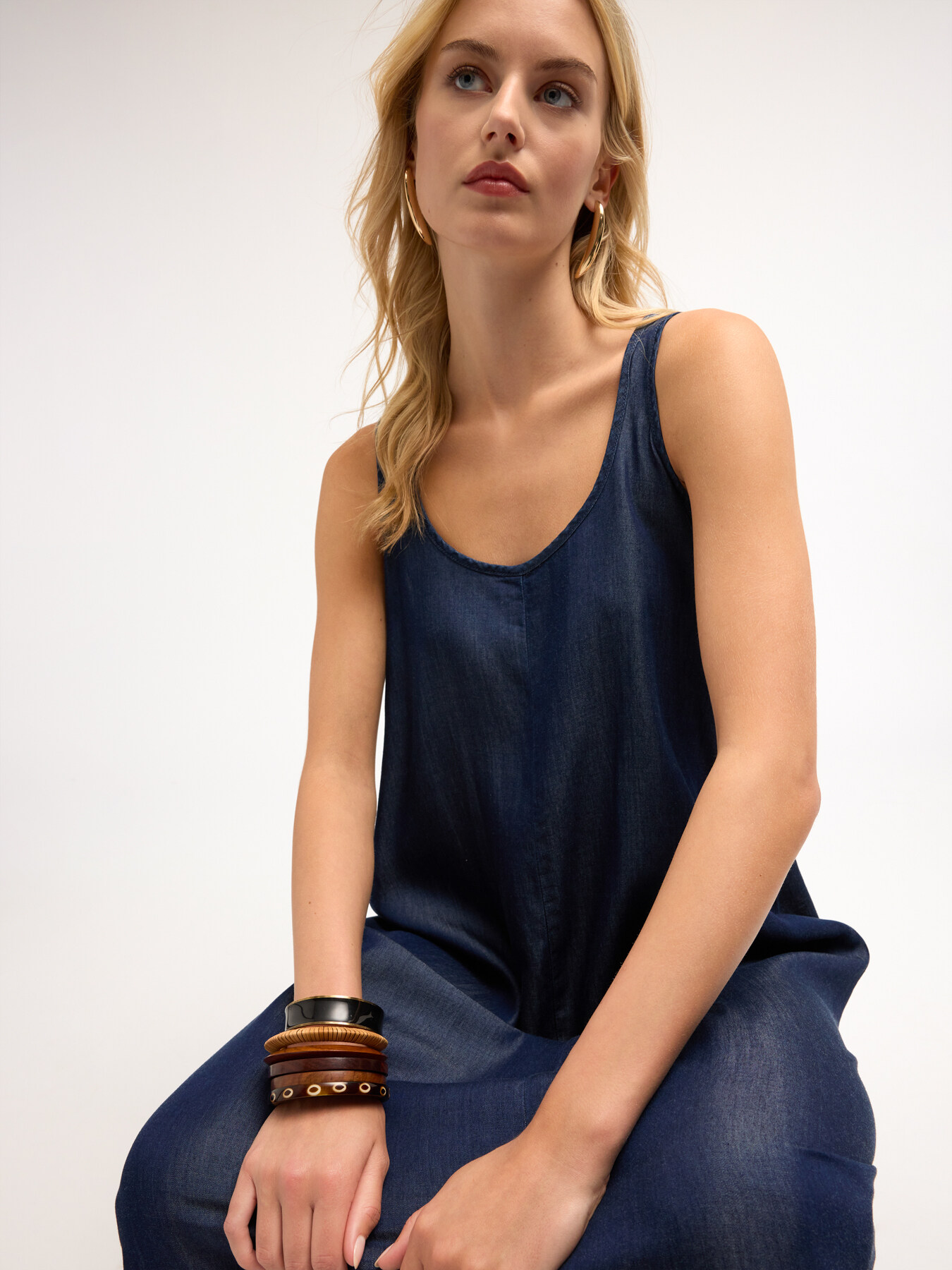 Vestido largo de TENCEL&trade; image number 2