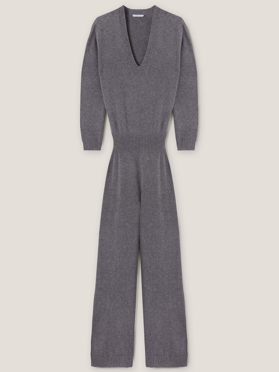 Langer Overall aus Strick