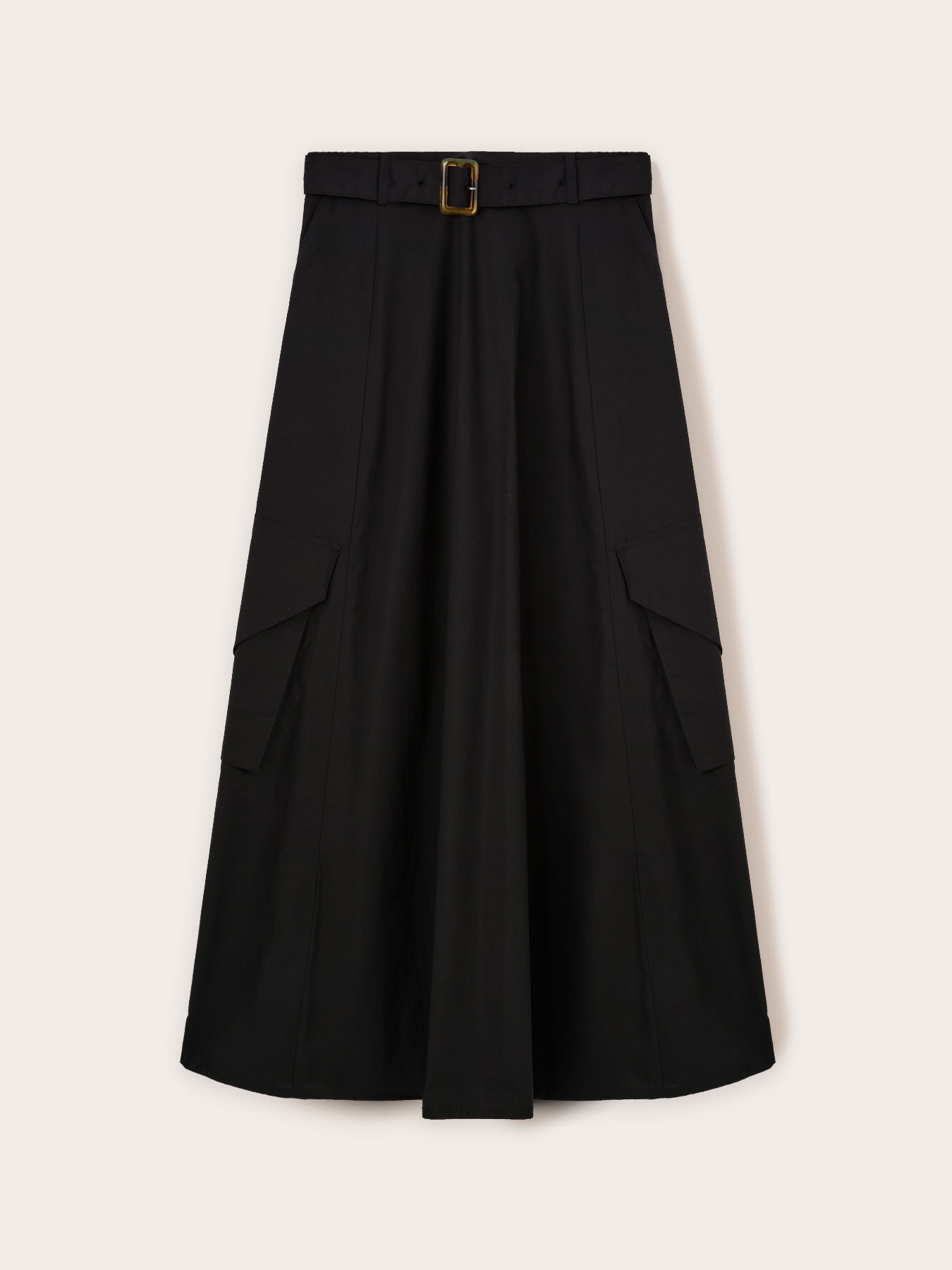 Gonna cargo in popeline di cotone image number 4