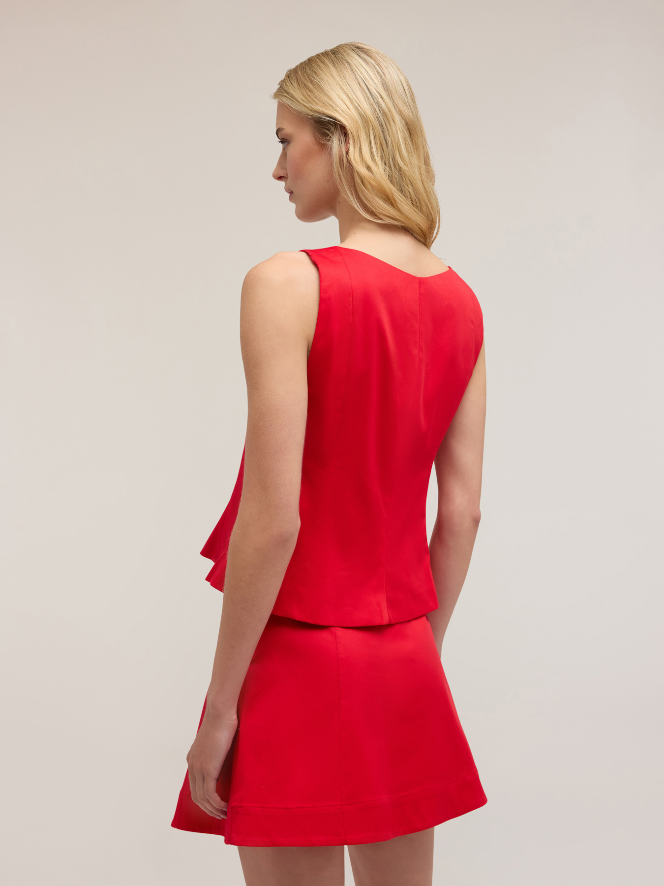 Peplum-Top aus Baumwolle image number 1