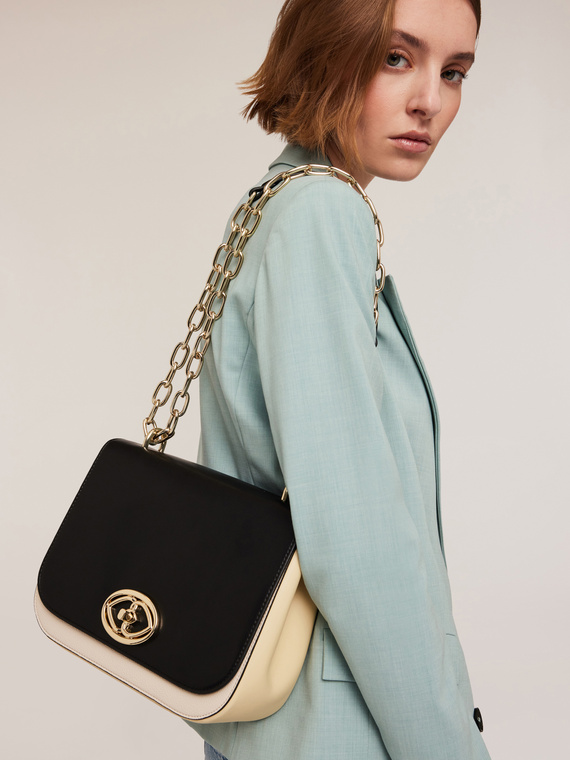 Medium bag in tessuto spalmato