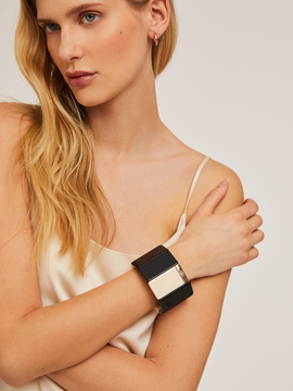 Barbieri Collection wide resin bracelet
