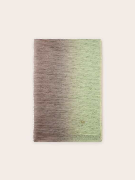 Stola pliss&eacute; sfumata