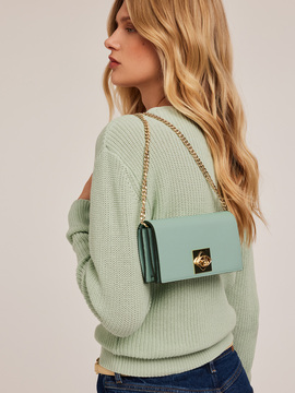 Wallet bag in coated fabric