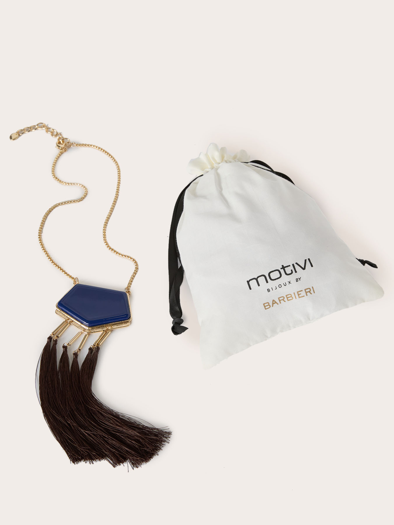 Collana con pendente e nappe Collezione Barbieri image number 3
