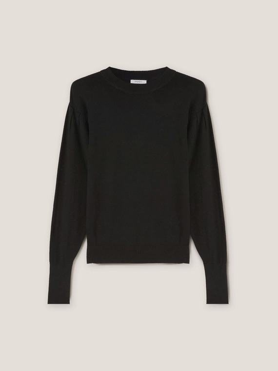 Maglia con maniche a sbuffo