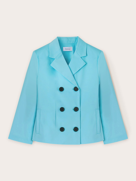 Chaqueta de traje de abotonadura doble