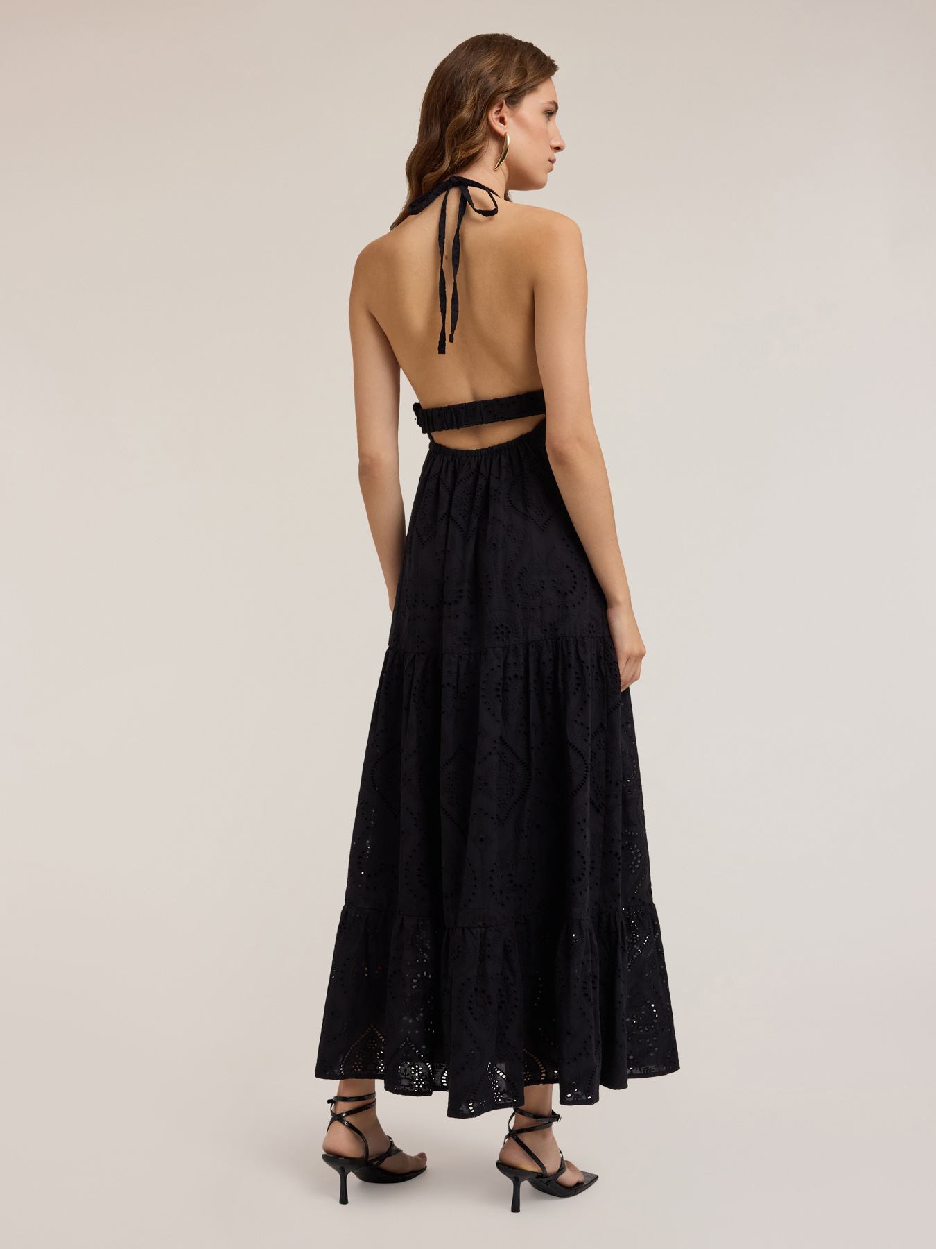 Maxikleid aus Lochstickerei image number 1