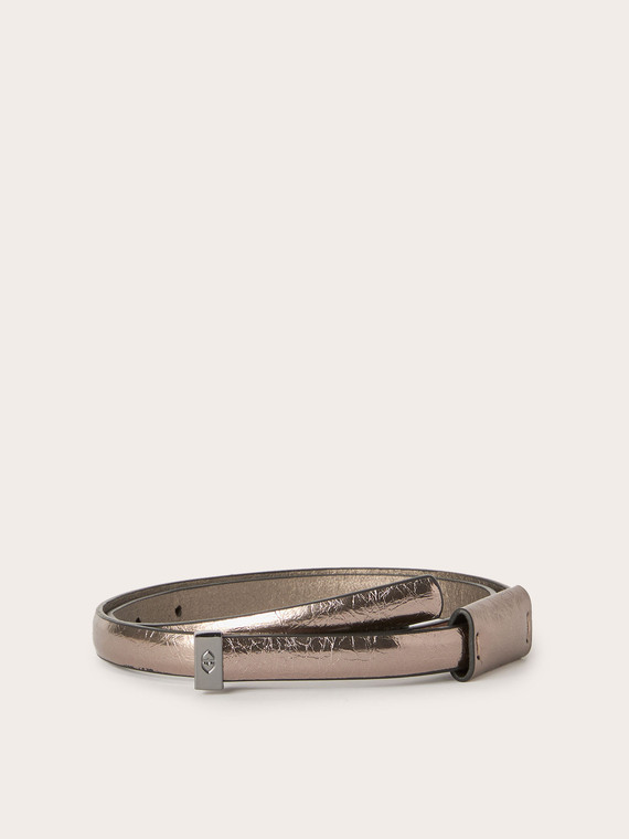 Thin shimmer belt
