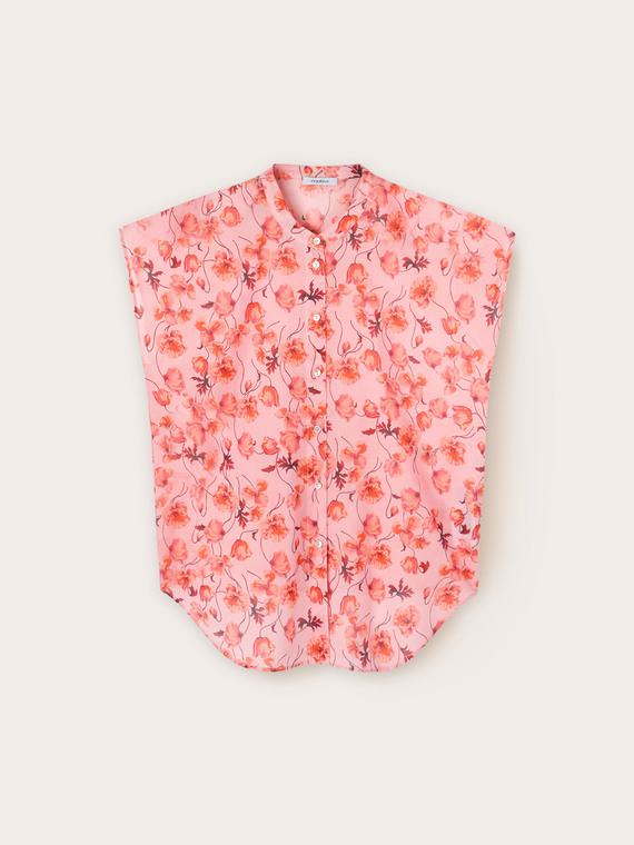 Koreanisches Hemd mit Blumenmuster