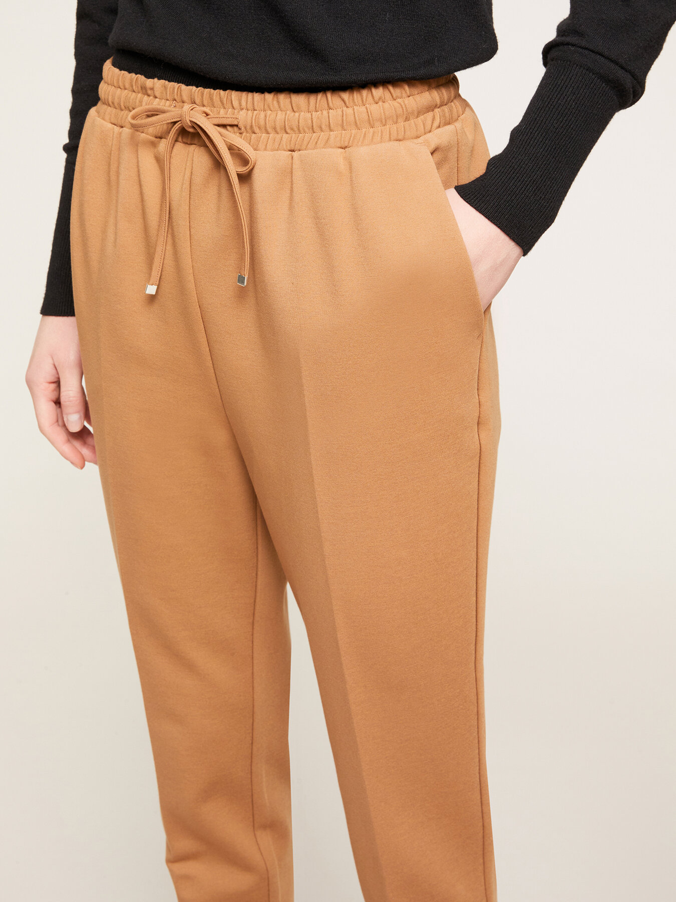 Joggers fluidi in punto milano image number 2