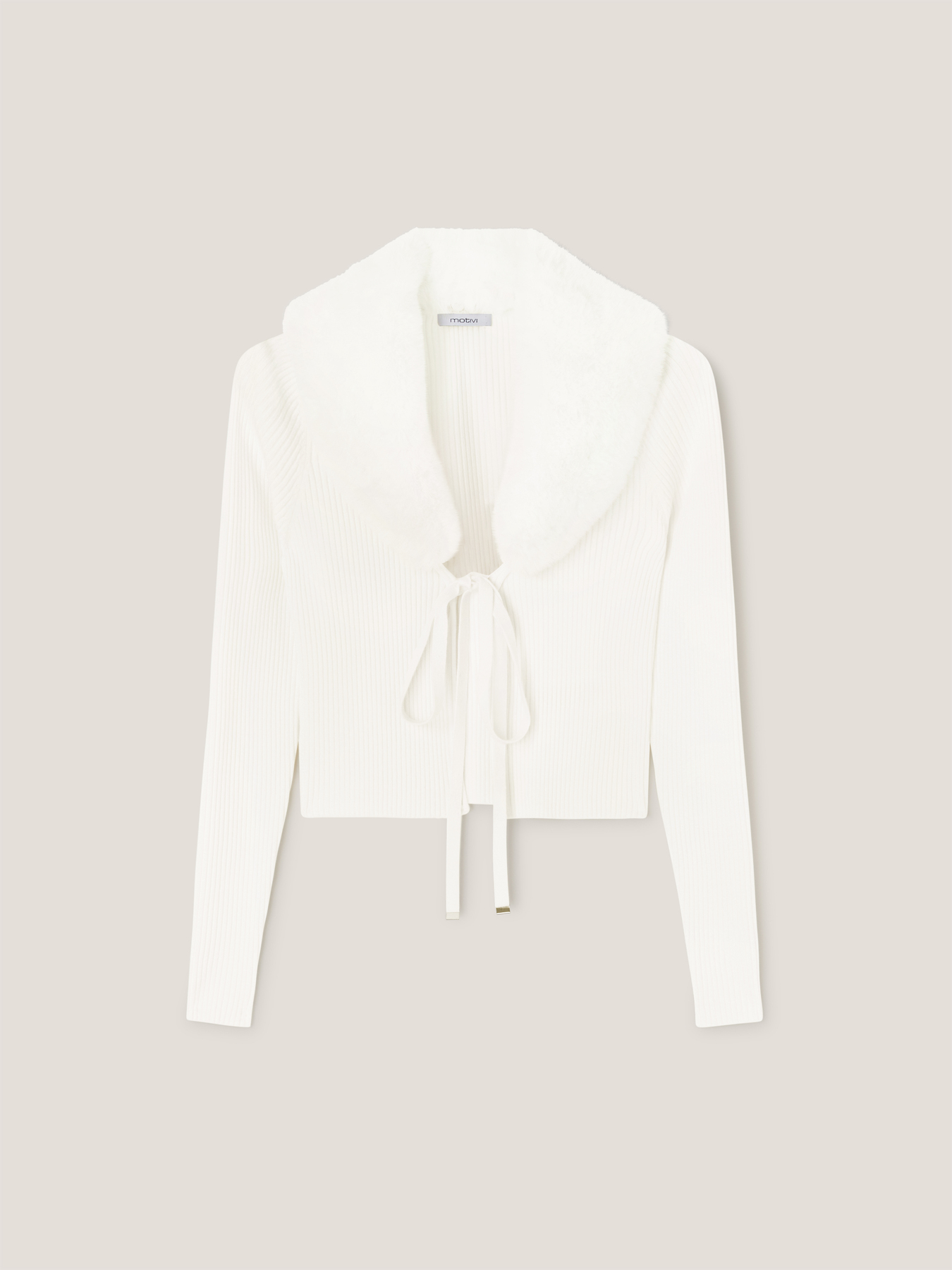 Conjunto de c&aacute;rdigan y top de punto image number 3