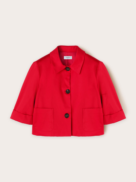 Jacke mit kurzen &Auml;rmeln