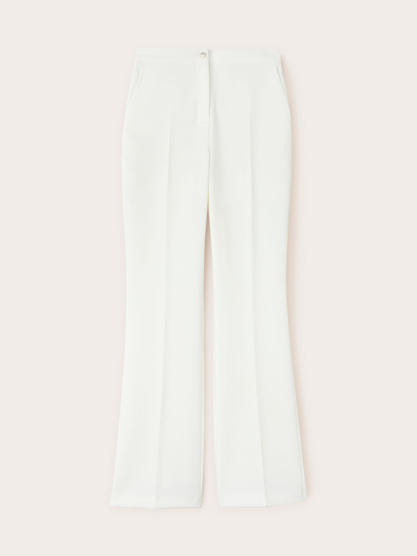 Pantal&oacute;n modelo palazzo con raya planchada image number 3