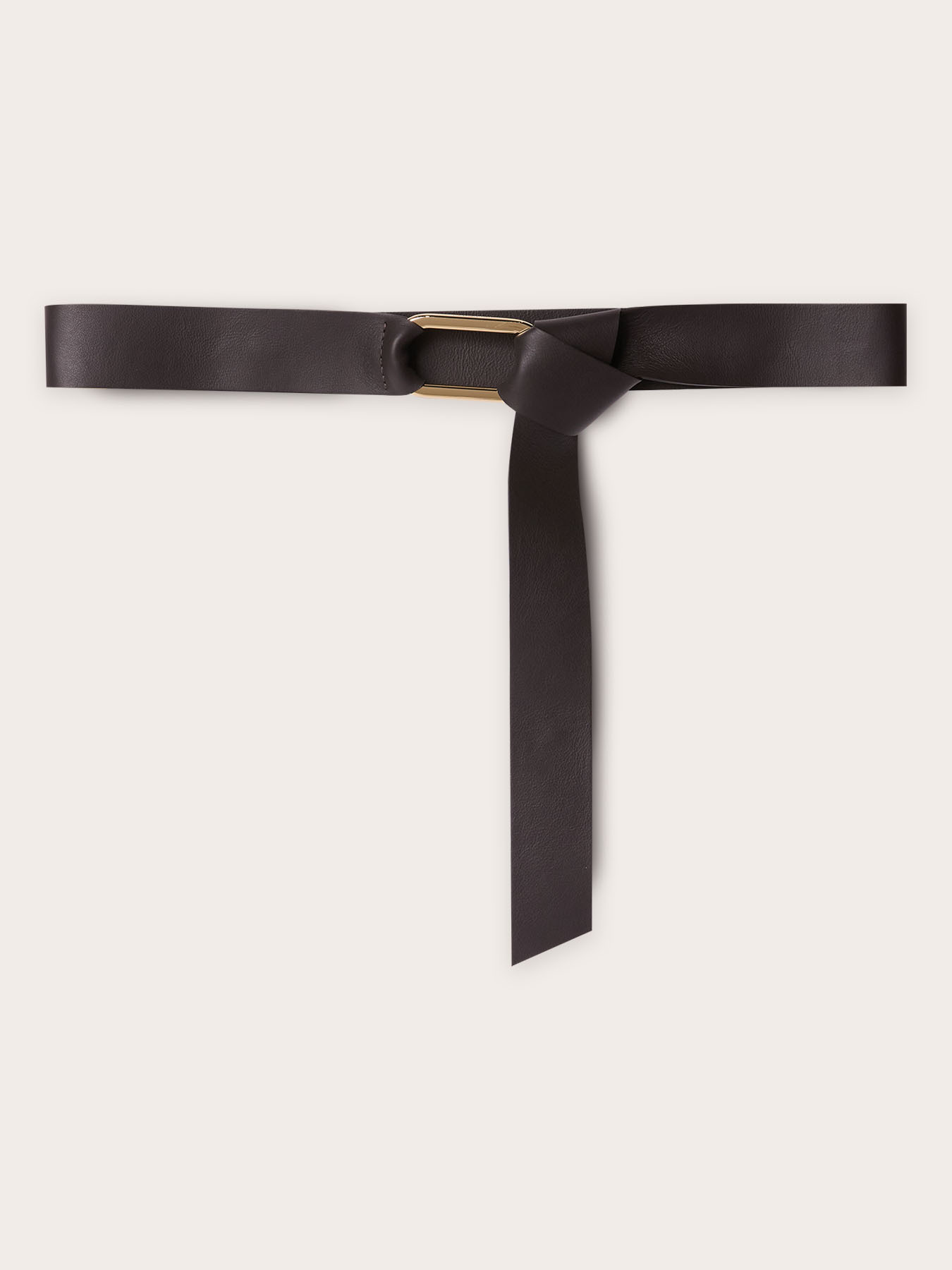 Real leather sash belt image number 1